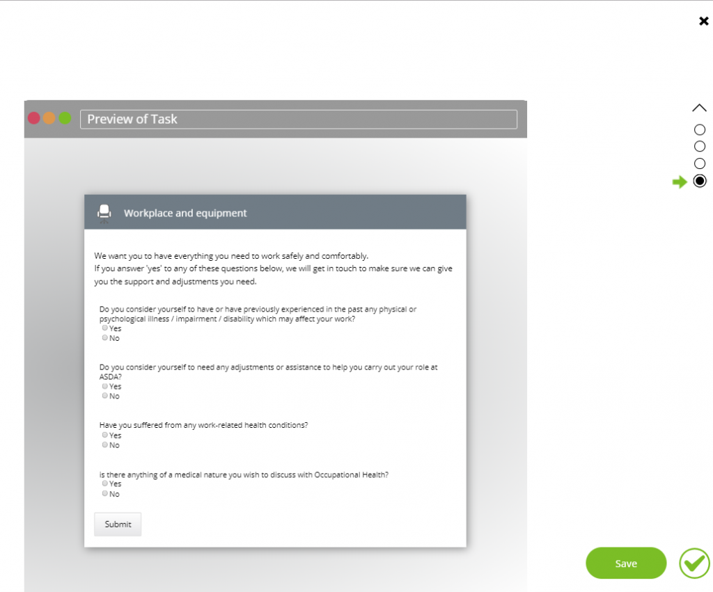 Task – Form | DayOne Documentation